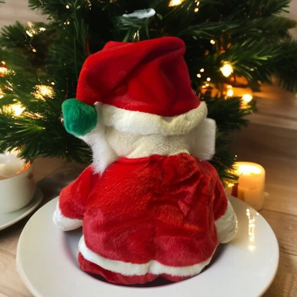Ty‎ Beanie Buddies Santa Beanie Baby Christmas Plush Toy Red & White 14” w/ Tag